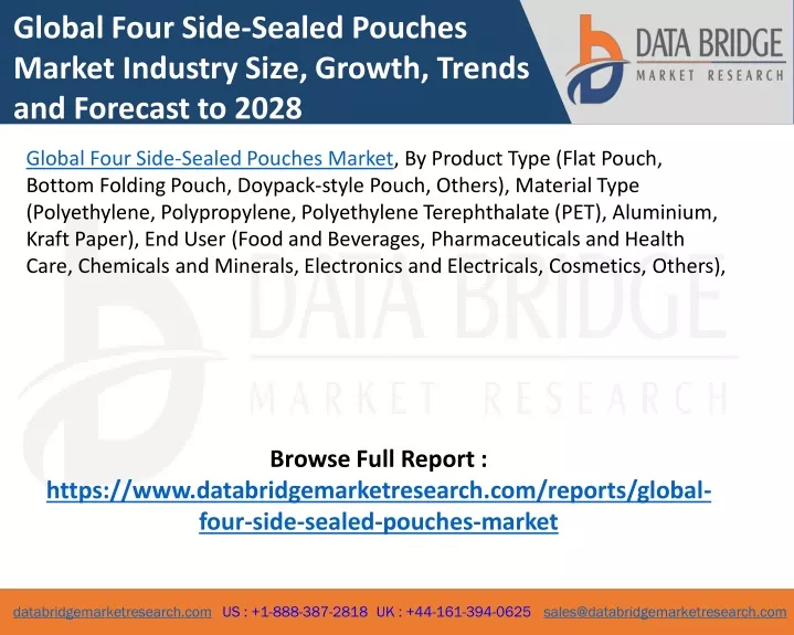 global four side sealed pouches market industry