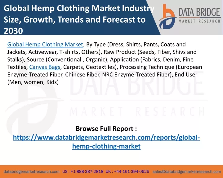 global hemp clothing market industry size growth