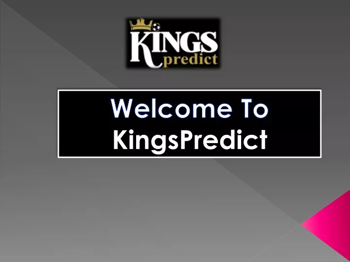 welcome to kingspredict