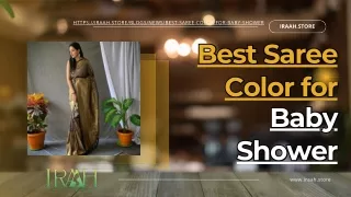 Best Saree Color for Baby Shower