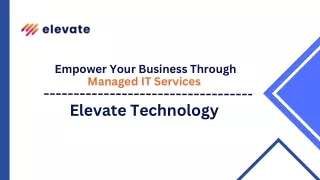 Empower Your Business Through Managed IT Services