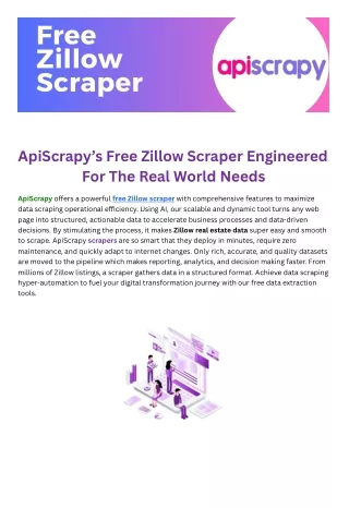 Free Zillow Scraper