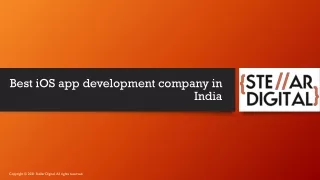 best ios app development company in india