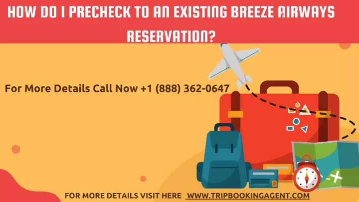 how do i precheck to an existing breeze airways