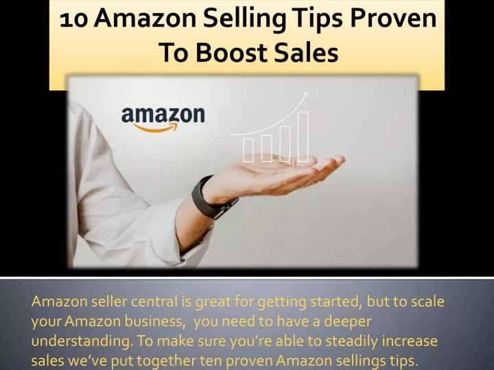 10 amazon selling tips proven to boost sales