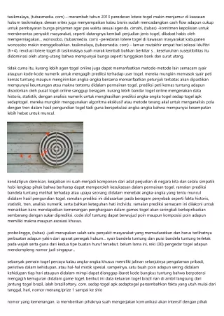 tasikmalaya tubasmedia com merambah tahun 2013