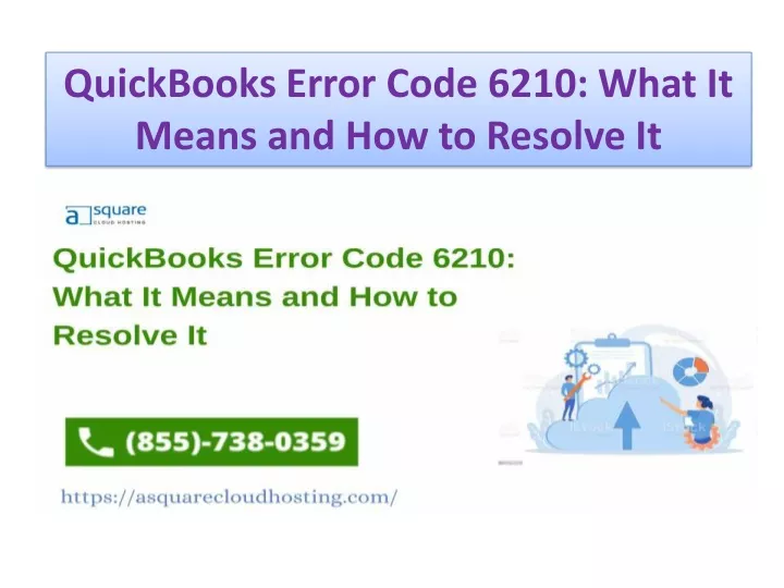 quickbooks error code 6210 what it means
