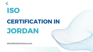 ISO Certification in Jordan