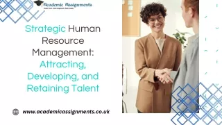strategic human resource management attracting