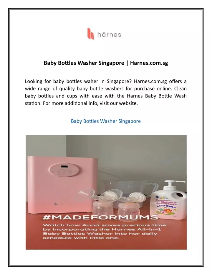 baby bottles washer singapore harnes com sg