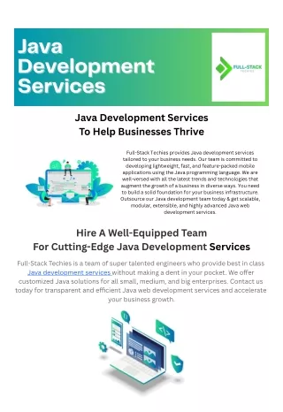 Java Development Services