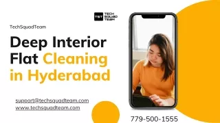 Deep Interior Flat Cleaning in Hyderabad