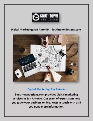 Digital Marketing San Antonio | Southtowndesigns.com