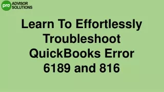 learn to effortlessly troubleshoot quickbooks