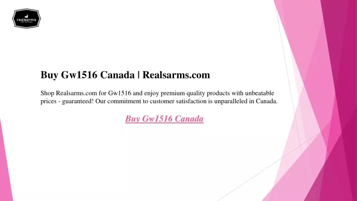 buy gw1516 canada realsarms com shop realsarms