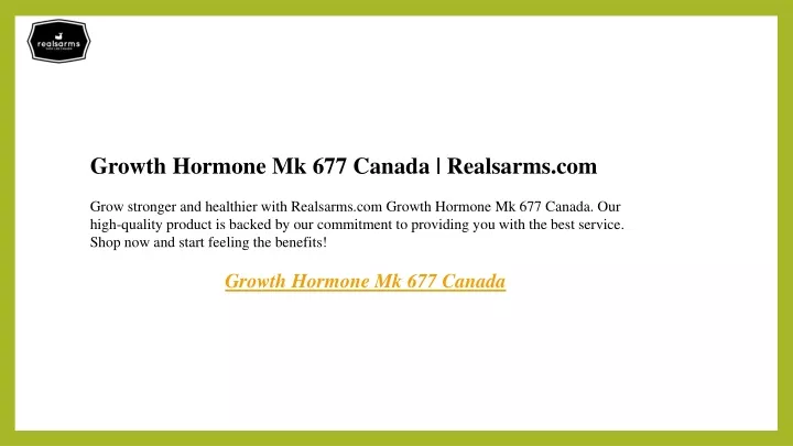 growth hormone mk 677 canada realsarms com grow