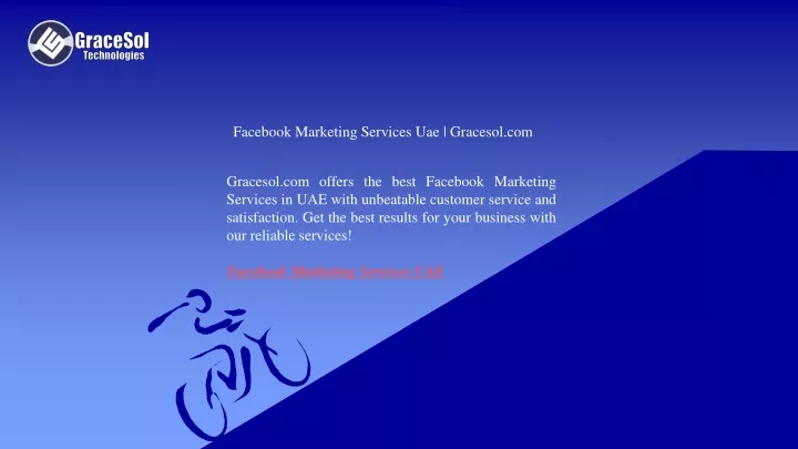 facebook marketing services uae gracesol com