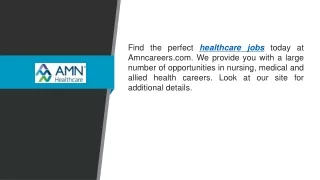 Healthcare Jobs Amncareers.com