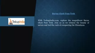 Buran Ghati Pass Trek Trekupindia.com