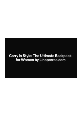 Backpacks For Women