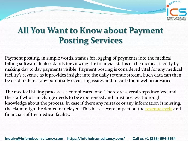 all you want to know about payment posting