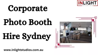 Corporate Photo Booth Hire Sydney | inLight Studios