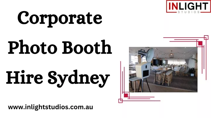 corporate photo booth hire sydney