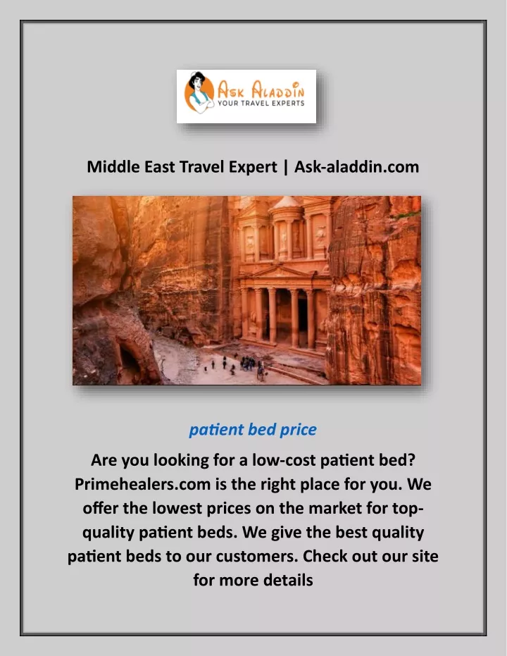 middle east travel expert ask aladdin com