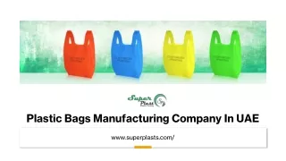 plastic bags manufaturing company in uae