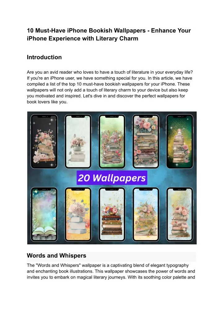 10 must have iphone bookish wallpapers enhance
