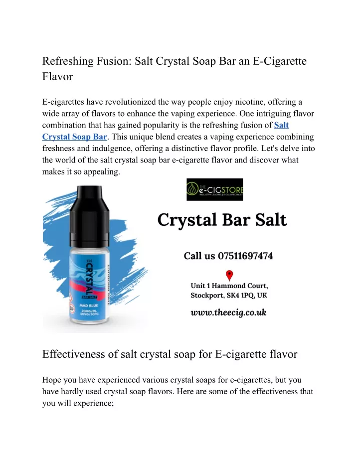 refreshing fusion salt crystal soap