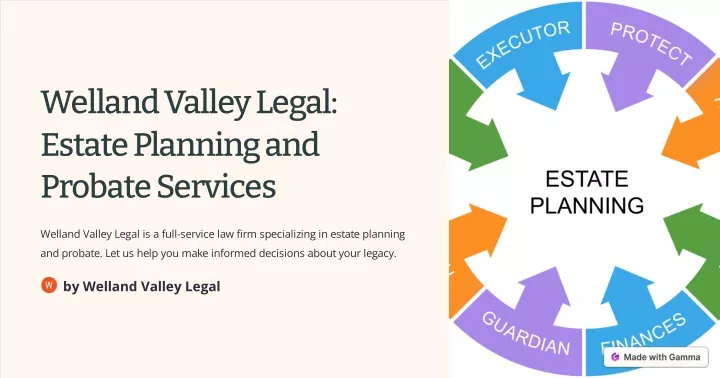 welland valley legal estate planning and probate