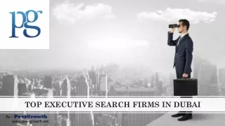 TOP EXECUTIVE SEARCH FIRMS IN DUBAI