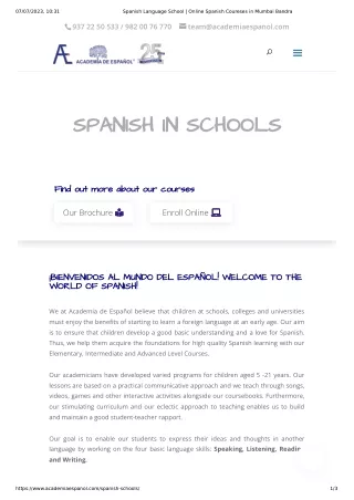 Spanish Language School _ Online Spanish Coureses in Mumbai Bandra