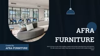 Modern Commercial Furniture Products by afra