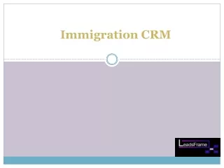 Immigration CRM