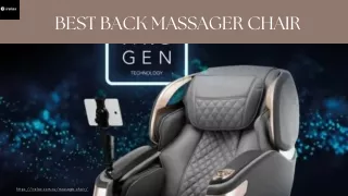 Best Back Massager Chair - Irelax Australia