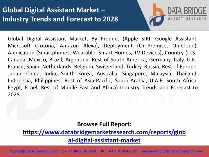 global digital assistant market industry trends