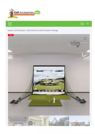 SkyTrak Bronze Golf Simulator Package