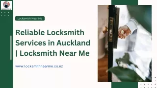 Reliable Locksmith Services in Auckland | Locksmith Near Me
