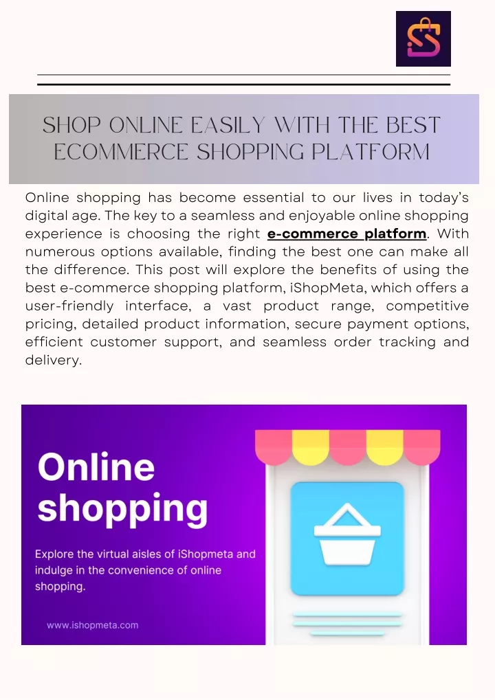 shop online easily with the best ecommerce