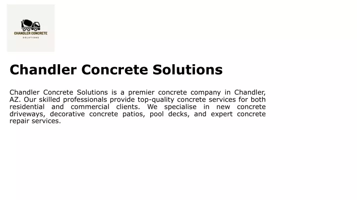 chandler concrete solutions