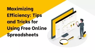 Learn how to use free online spreadsheets!