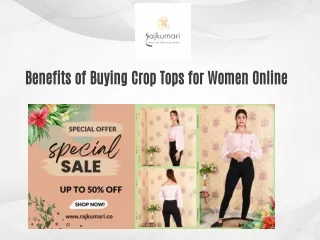Benefits of Buying Crop Tops for Women Online