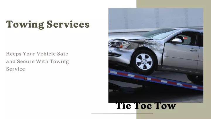 towing services