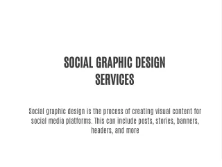 SOCIAL GRAPHIC DESIGN SERVICES