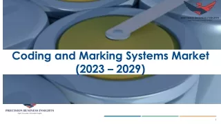 Coding and Marking Systems Market Size, Share and Growth Analysis