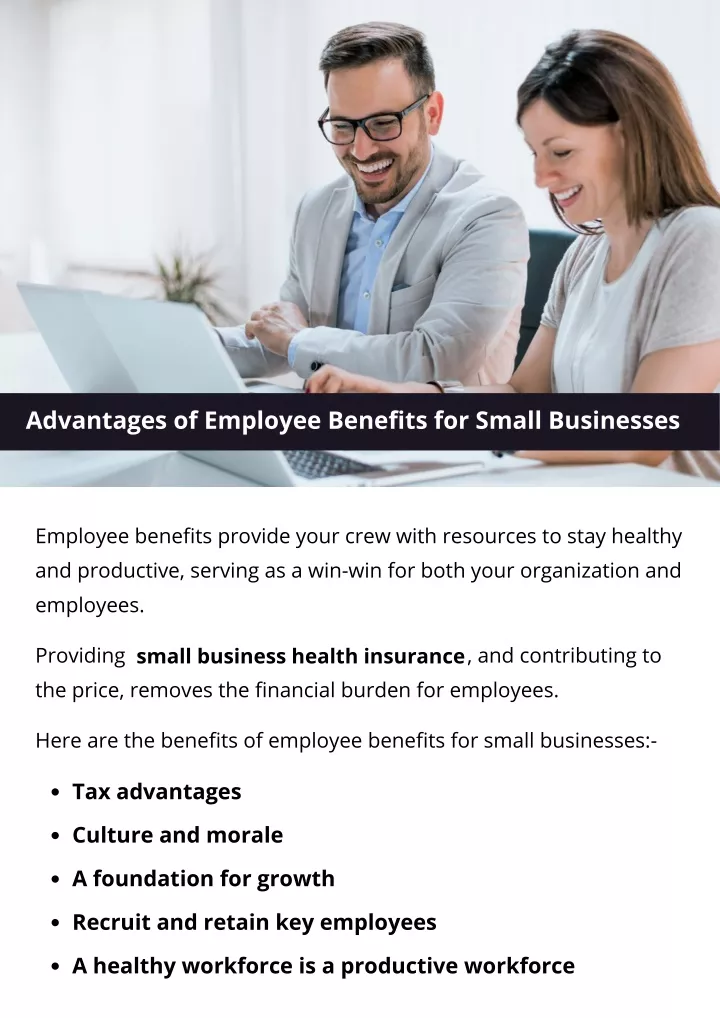 advantages of employee benefits for small