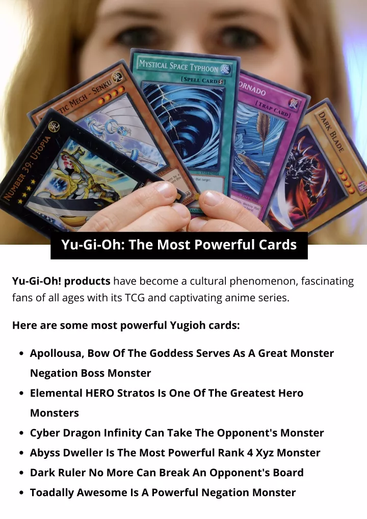 yu gi oh the most powerful cards