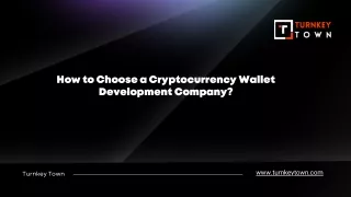 How to Choose a Cryptocurrency Wallet Development Company